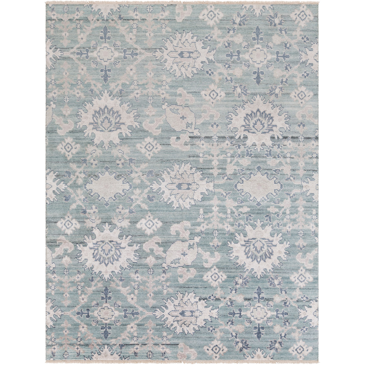 Surya KUS2300-1014 Kushal 168 X 120 inch Pale Blue Rug in 10 x 14, Rectangle
