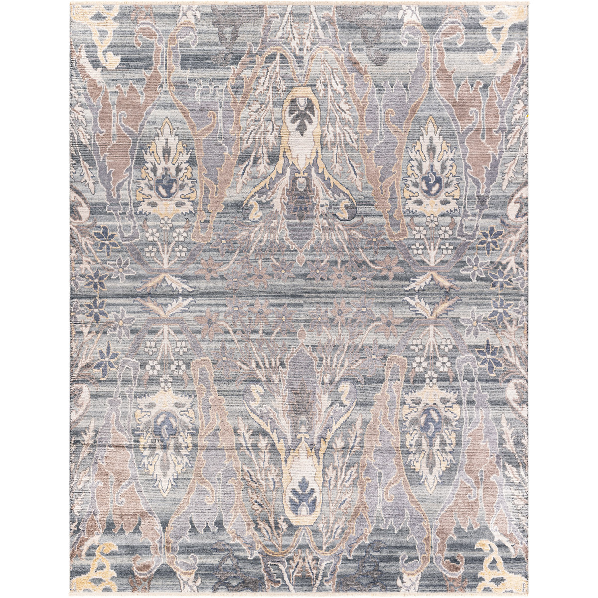 Surya KUS2301-81012 Kushal 144 X 106 inch Yellow Rug in 9 X 12, Rectangle