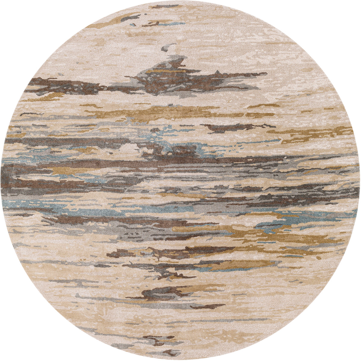 Surya KVT2301-12RD Kavita 144 X 144 inch Light Beige Rug in 12 Ft Round, Round