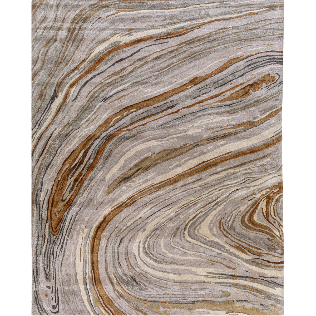 Surya KVT2311-810 Kavita 120 X 96 inch Charcoal Rug in 8 x 10, Rectangle