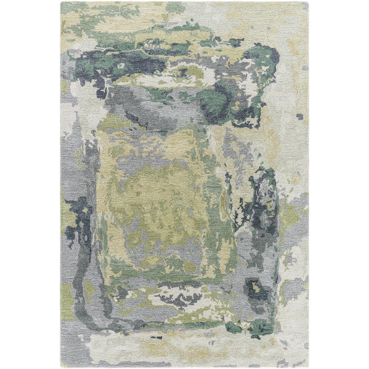 Surya KVT2325-23 Kavita 36 X 24 inch Ash / Sage / Light Silver Handmade Rug in 2 x 3