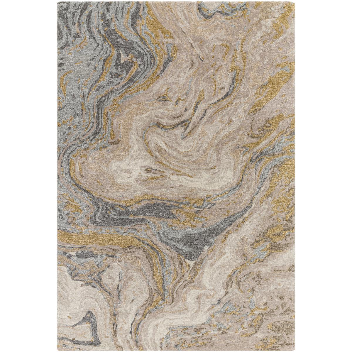 Surya KVT2328-23 Kavita 36 X 24 inch Khaki / Prairie Dust / Ash / Nickel Handmade Rug in 2 x 3