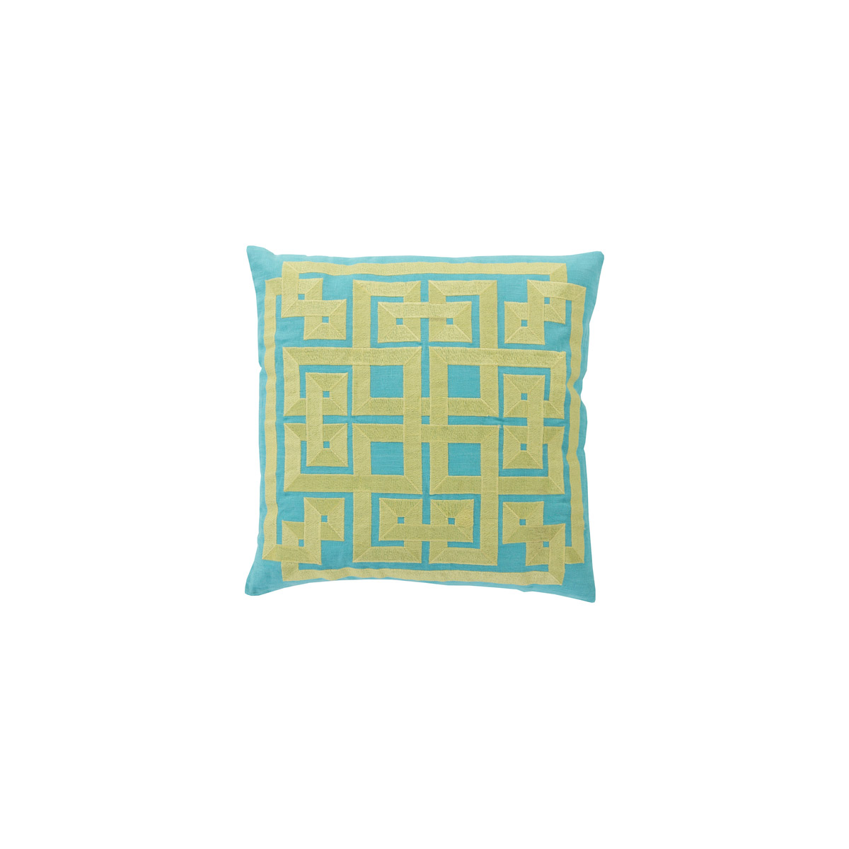 Surya LD011-2020P Gramercy 20 X 20 inch Lime and Mint Throw Pillow