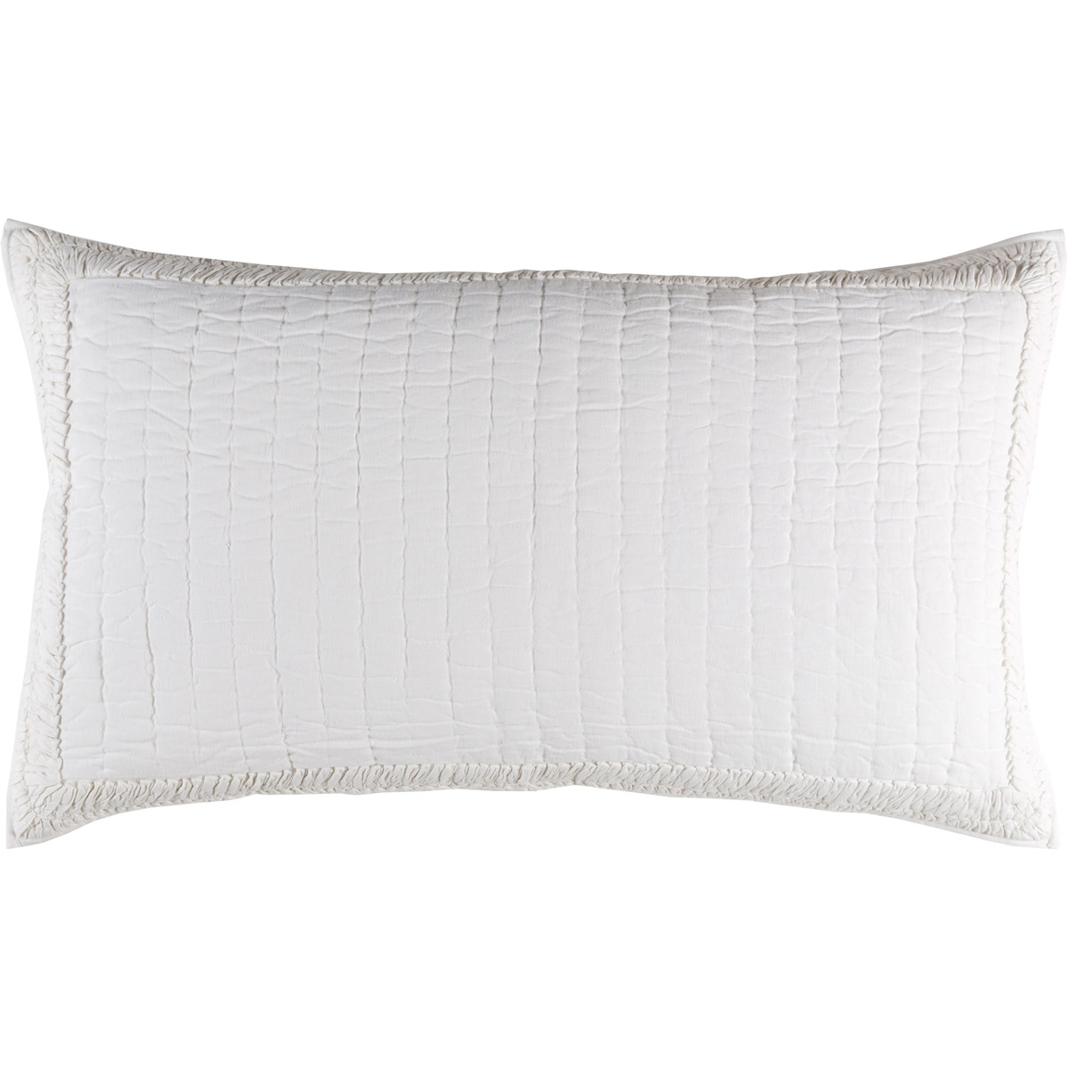 Surya LDN6001-KS Lindon 36 X 20 inch White King Sham