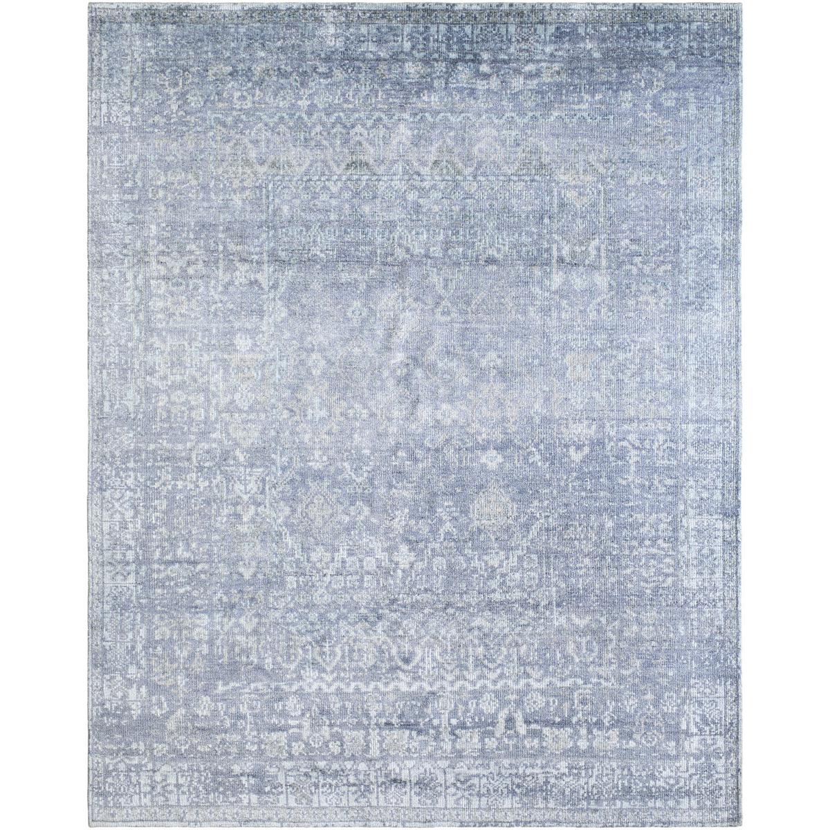 Surya LEL2301-1014 Lille 168 X 120 inch Slate / Metallic - Silver / Light Silver Handmade Rug in 10 x 14