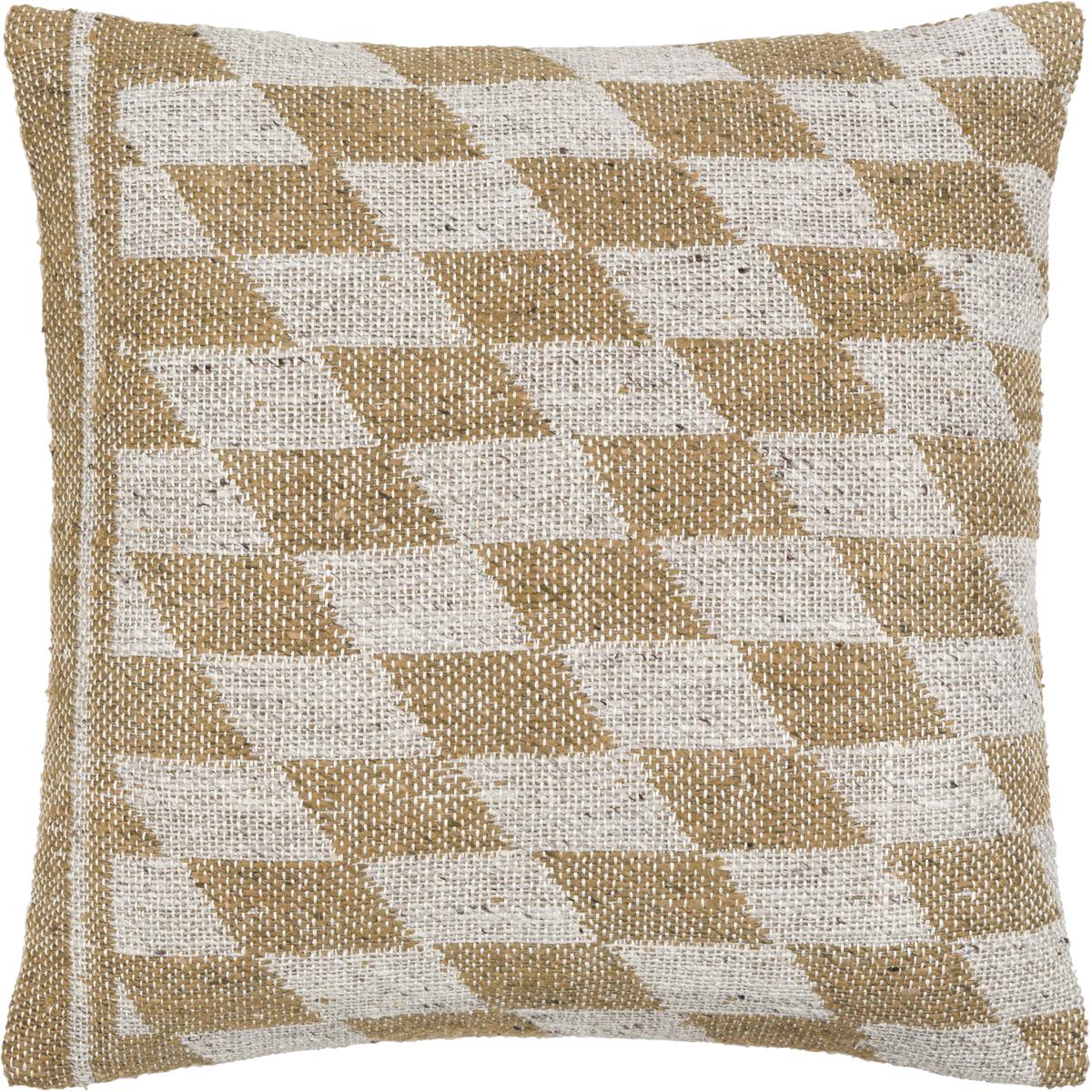 Surya LEW001-2222P Lewis 22 inch Charcoal Pillow Kit in 22 x 22, Square