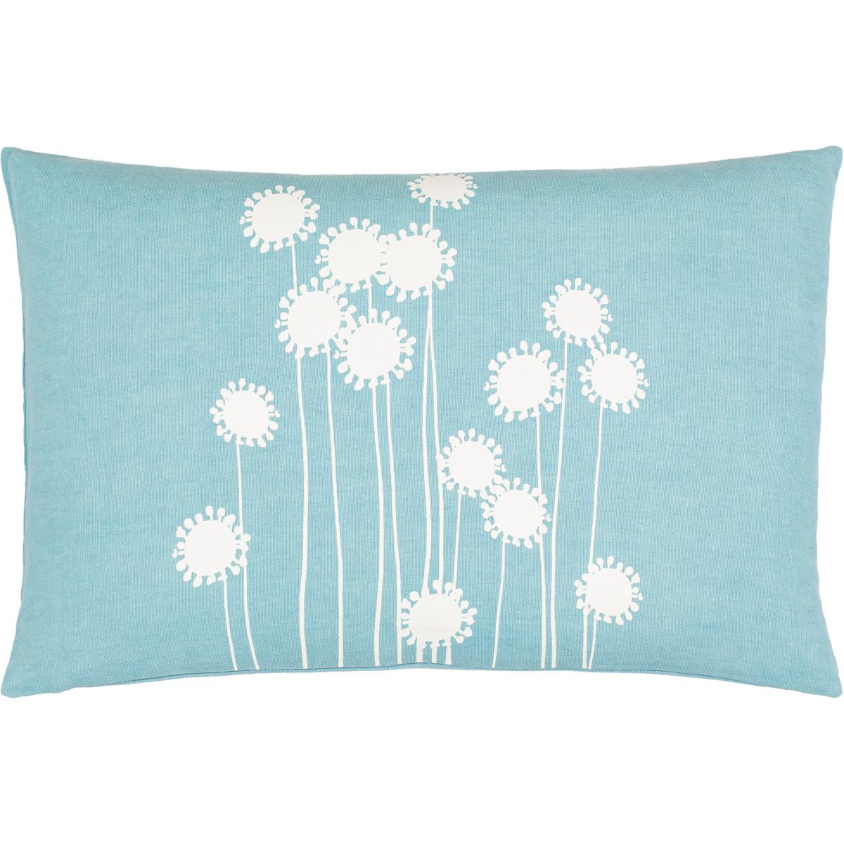 Surya LHN008-1320D Lachen 20 inch Teal Pillow Kit in 13 x 20, Lumbar