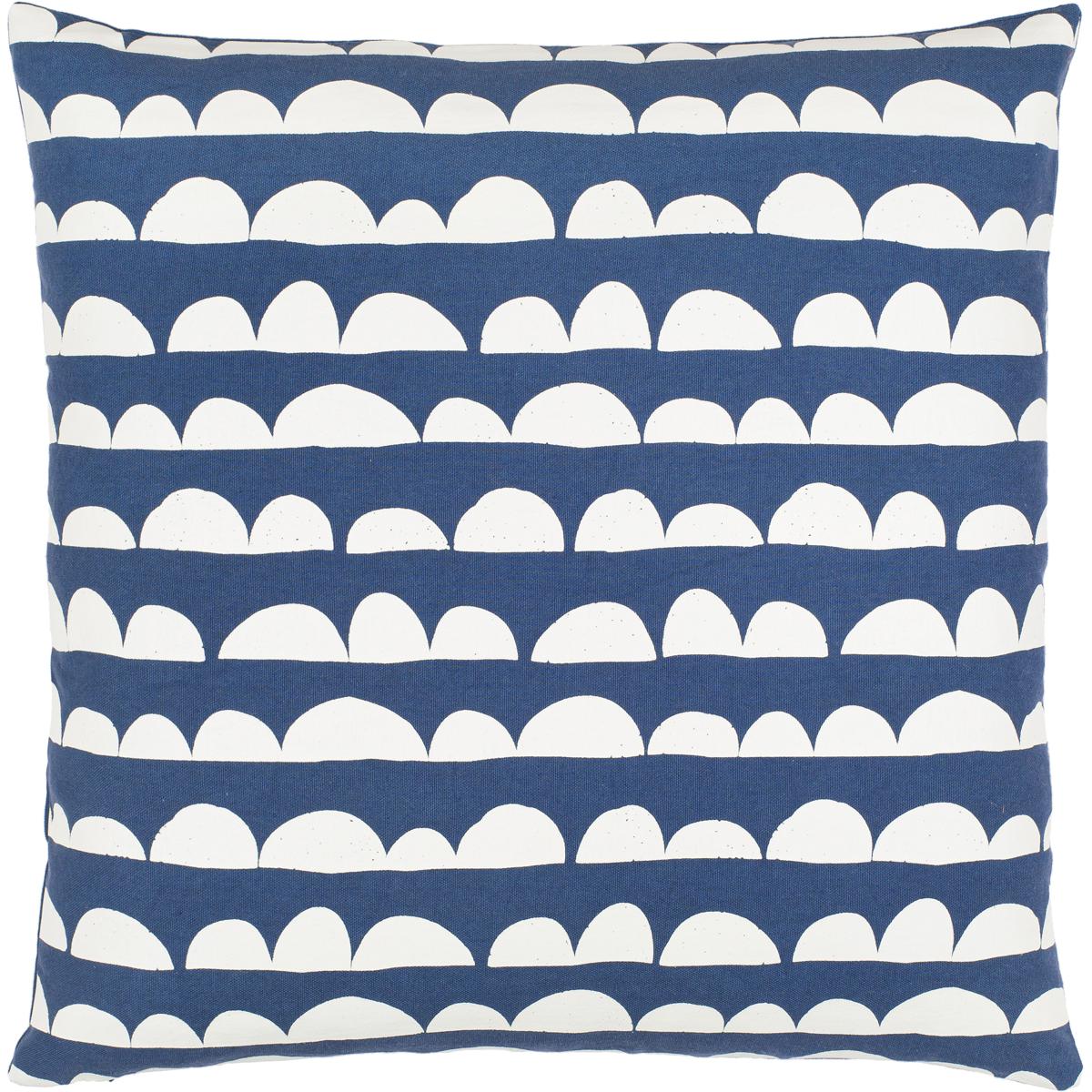 Surya LHN016-2020P Lachen 20 inch Dark Blue Pillow Kit in 20 x 20, Square