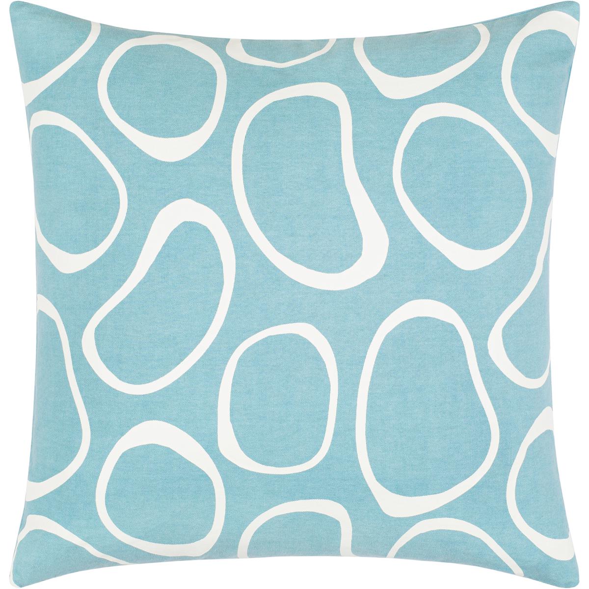 Surya LHN021-2020P Lachen 20 inch Teal Pillow Kit in 20 x 20, Square