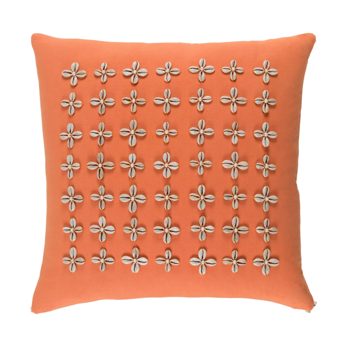 LLI003-2222P Lelei Pillow Kit - Coral & Cream - 22 x 22 x 5 in.