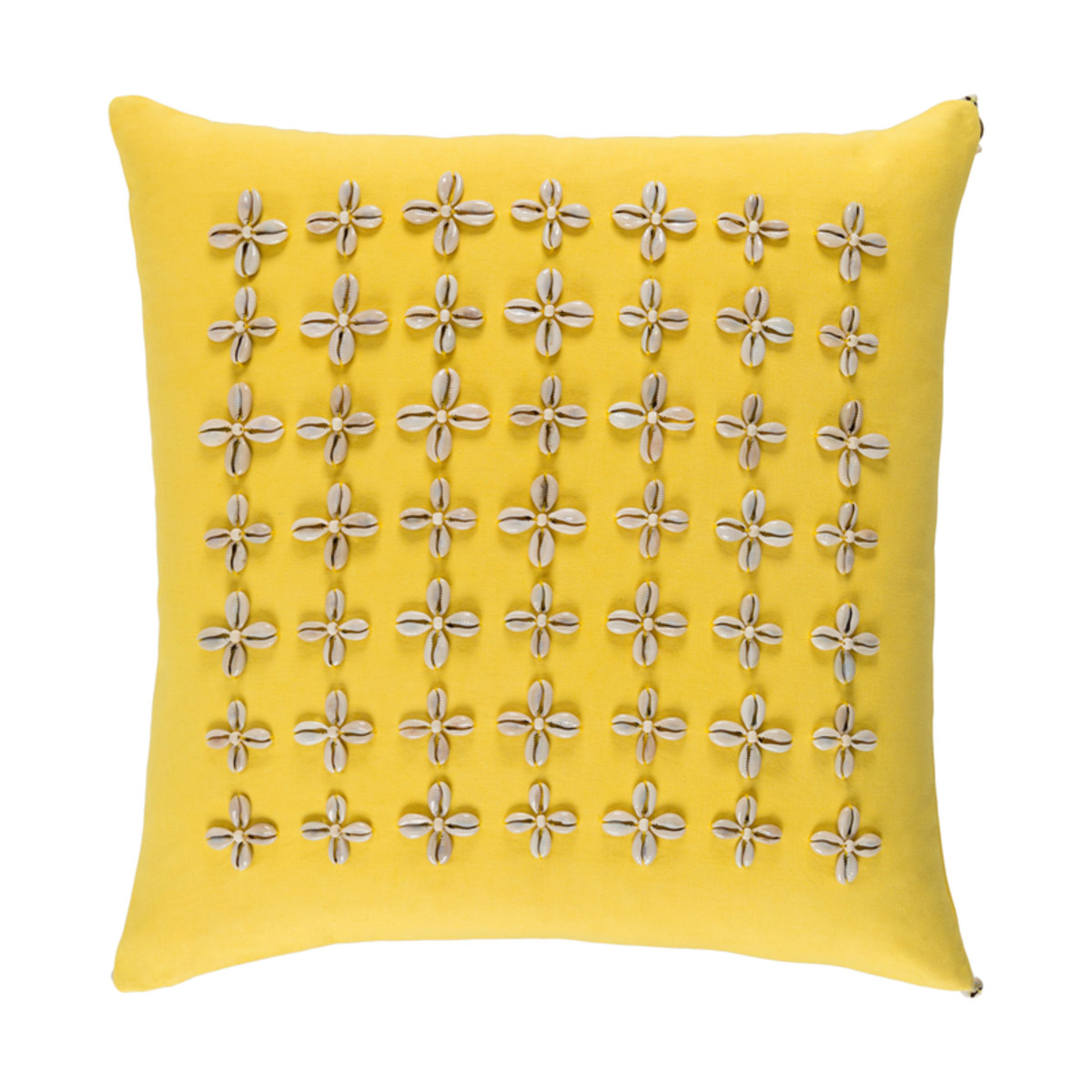 Surya LLI005-1818P Lelei 18 X 18 inch Saffron and Cream Pillow