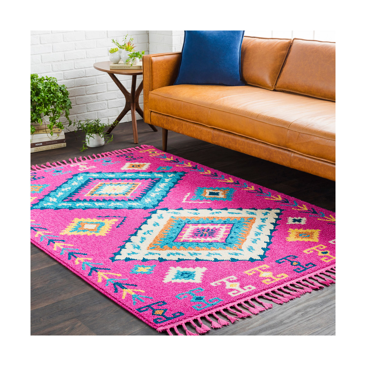 Surya LOV2301573 Love 87 X 60 inch Bright Pink Indoor Area Rug