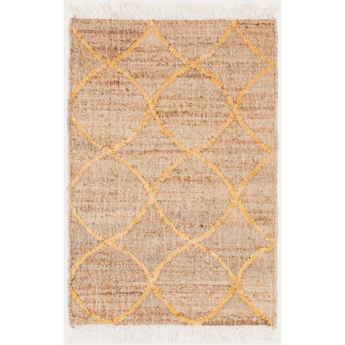 Surya LRL600223 Laural 36 X 24 inch Bright Yellow Cream Khaki Rug