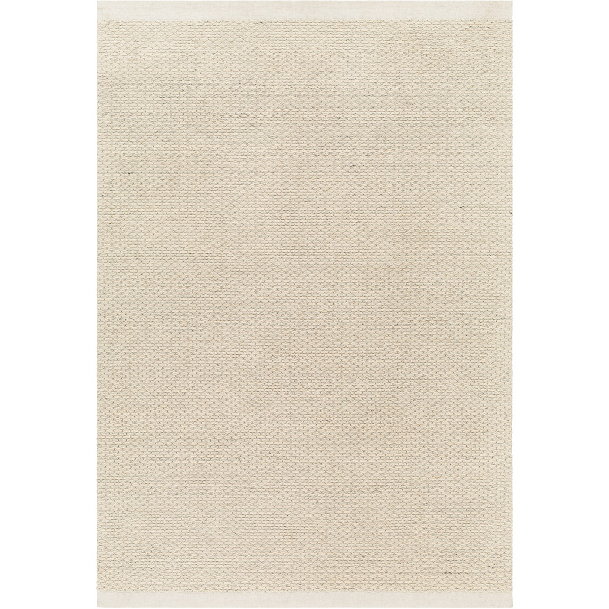 LUM2303-23 2 x 3 ft. Lumi Rectangle Hand Woven Rug, Light Ivory