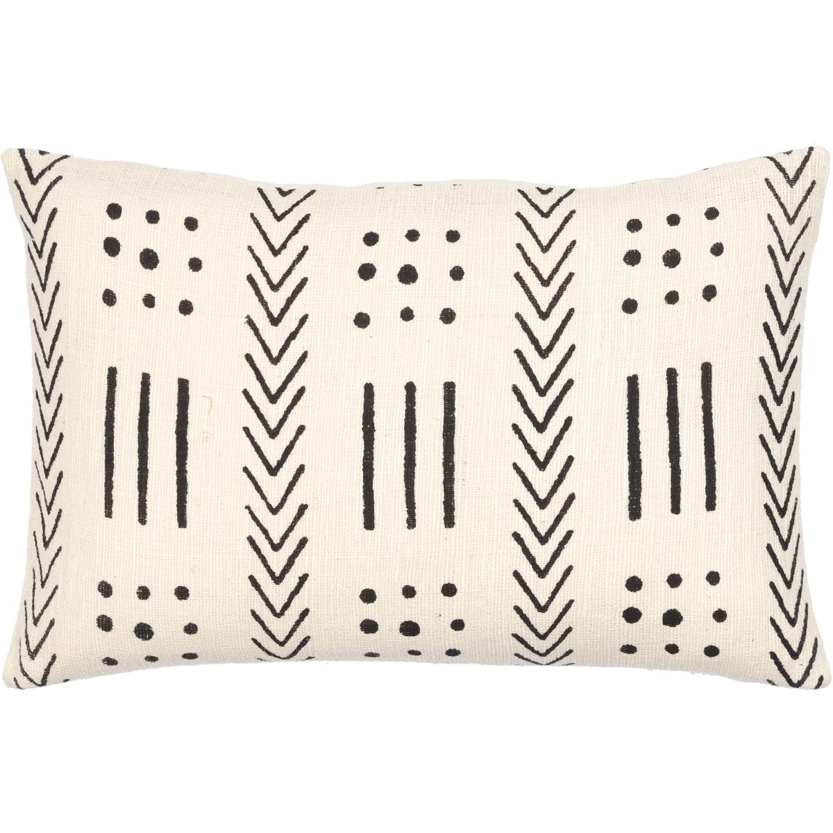 Surya MAA006-1422P Malian 22 inch Cream Pillow Kit in 14 x 22, Lumbar