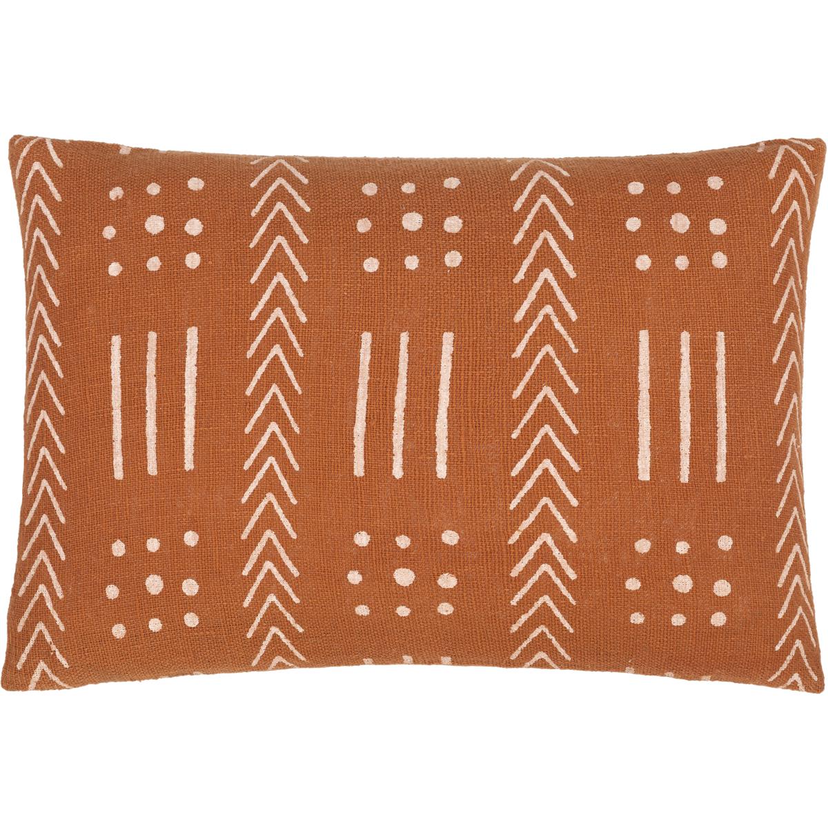 Surya MAA007-1422P Malian 22 inch Brick Red Pillow Kit in 14 x 22, Lumbar
