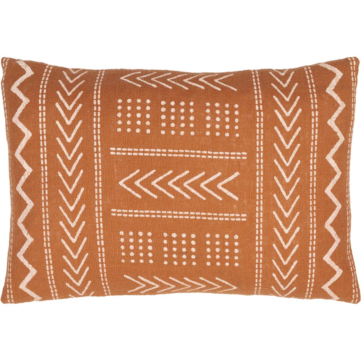 Surya MAA011-1422P Malian 22 inch Brick Red Pillow Kit in 14 x 22, Lumbar