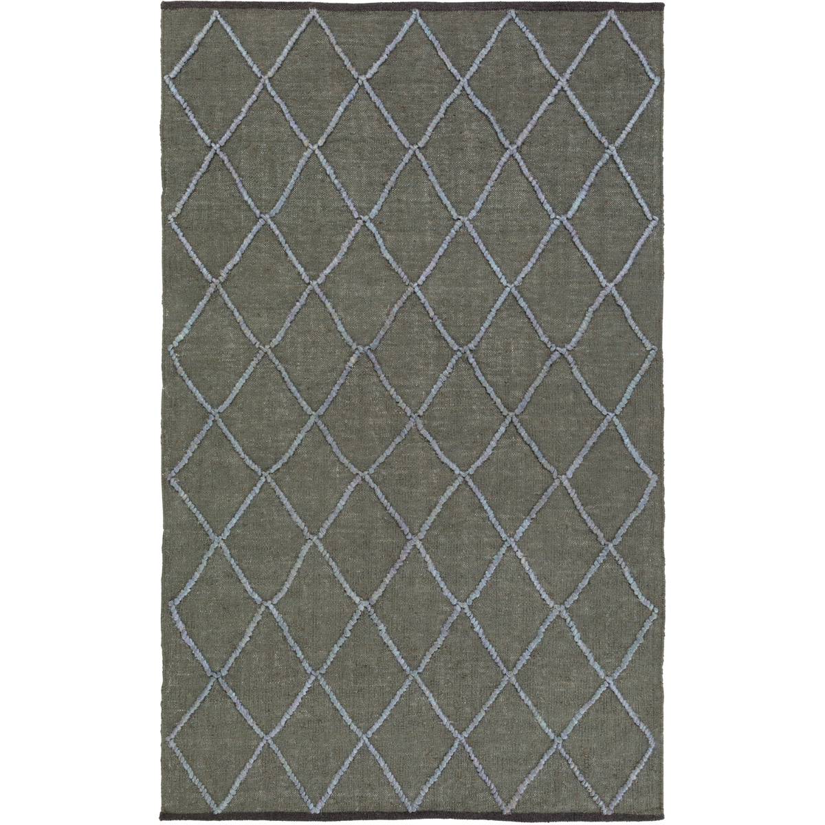 Surya MAE1000-69 Mateo 108 X 72 inch Green and Blue Area Rug, Jute