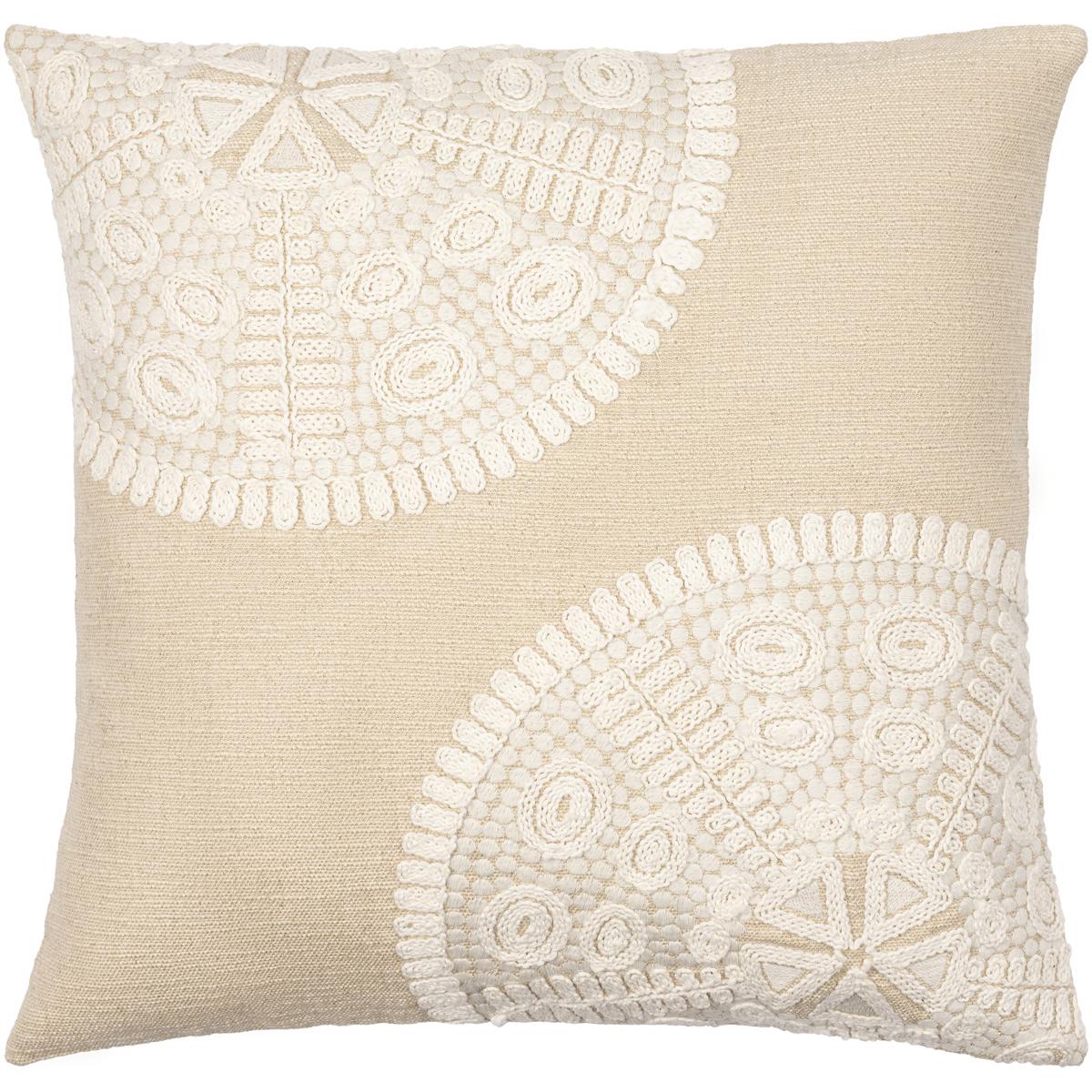 Surya MCP001-1818P Maricopa 18 inch Beige Pillow Kit in 18 x 18, Square
