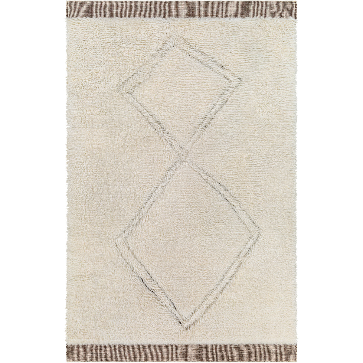 Surya MEK1006-23 Meknes 36 X 24 inch Light Grey Rug, Rectangle