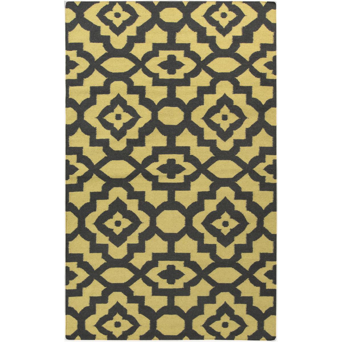 Surya MKP1017-3656 Market Place 66 X 42 inch Olive, Black Rug
