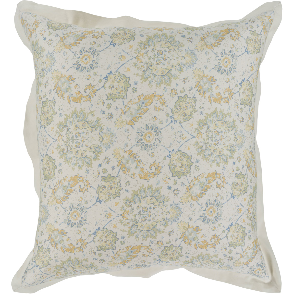 Surya MNA1001-ES Mona 26 X 26 inch Blue and Green Euro Sham