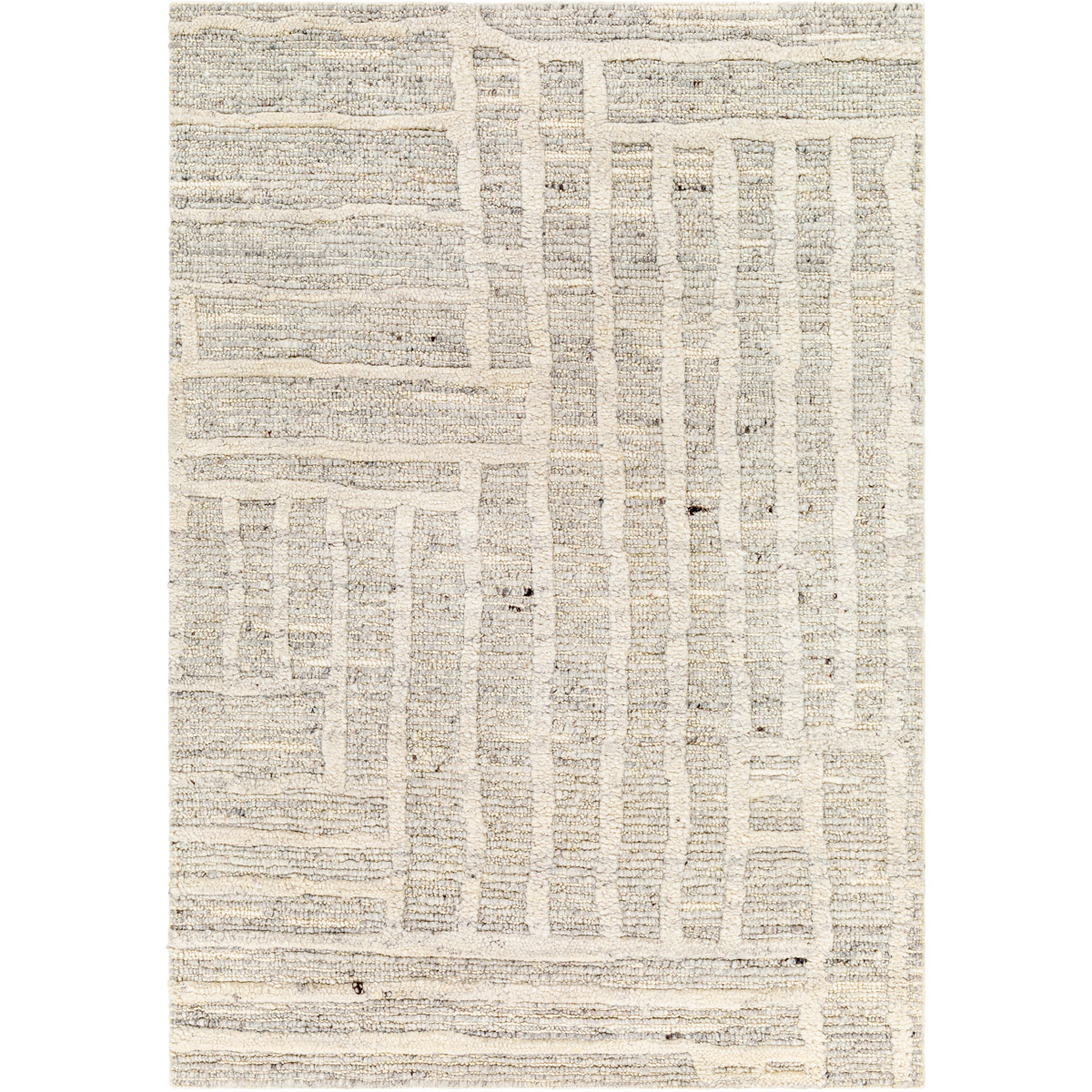 Surya MNS2304-23 Manisa 36 X 24 inch Light Grey Rug, Rectangle