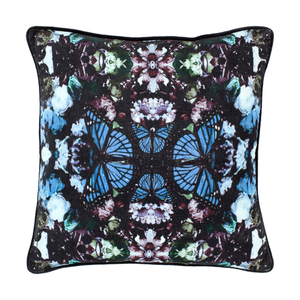 Surya MPH002-2222P Metamorphosis 22 X 22 inch Black Pillow Kit, Square