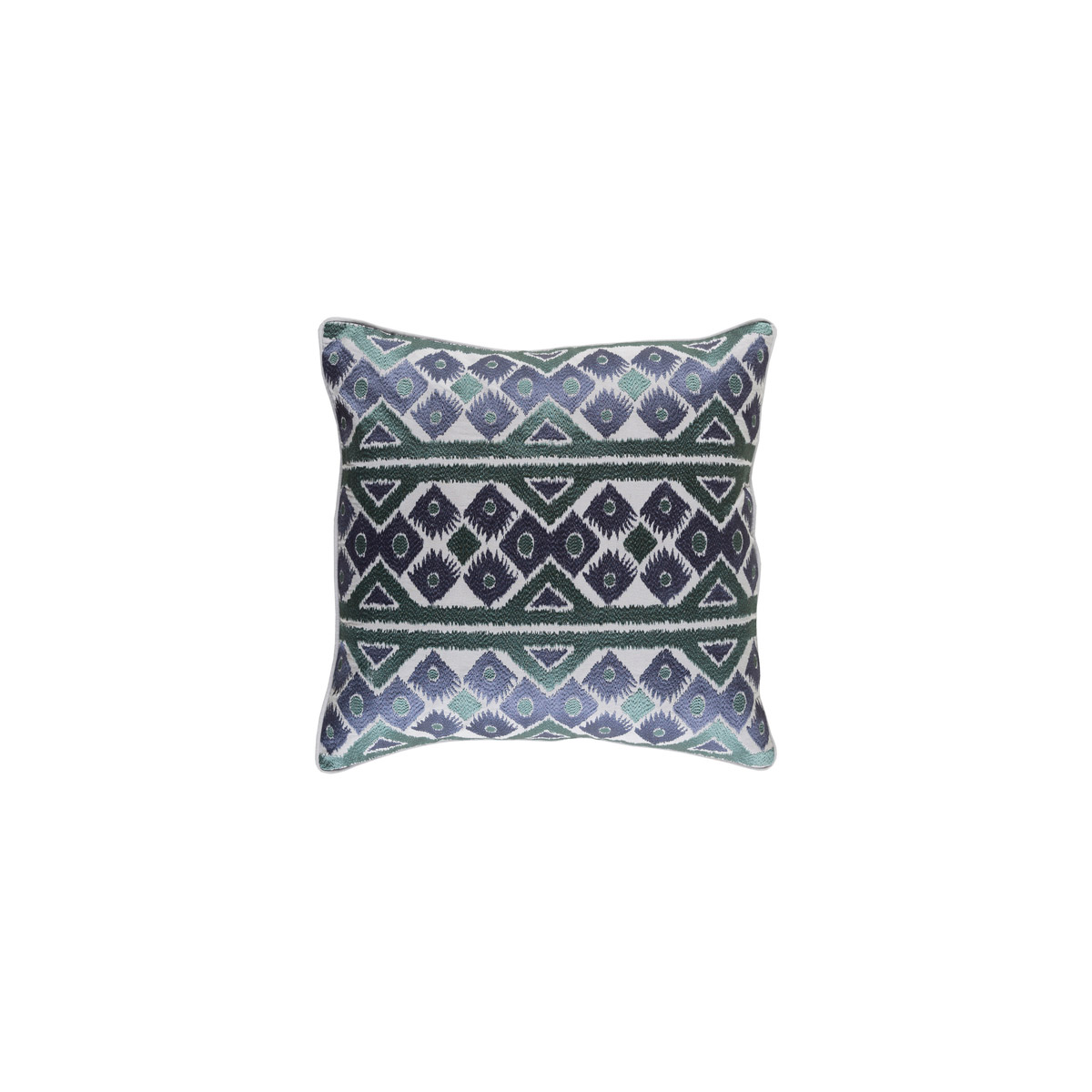 Surya MRW003-2020P Morowa 20 X 20 inch Light Gray and Navy Pillow