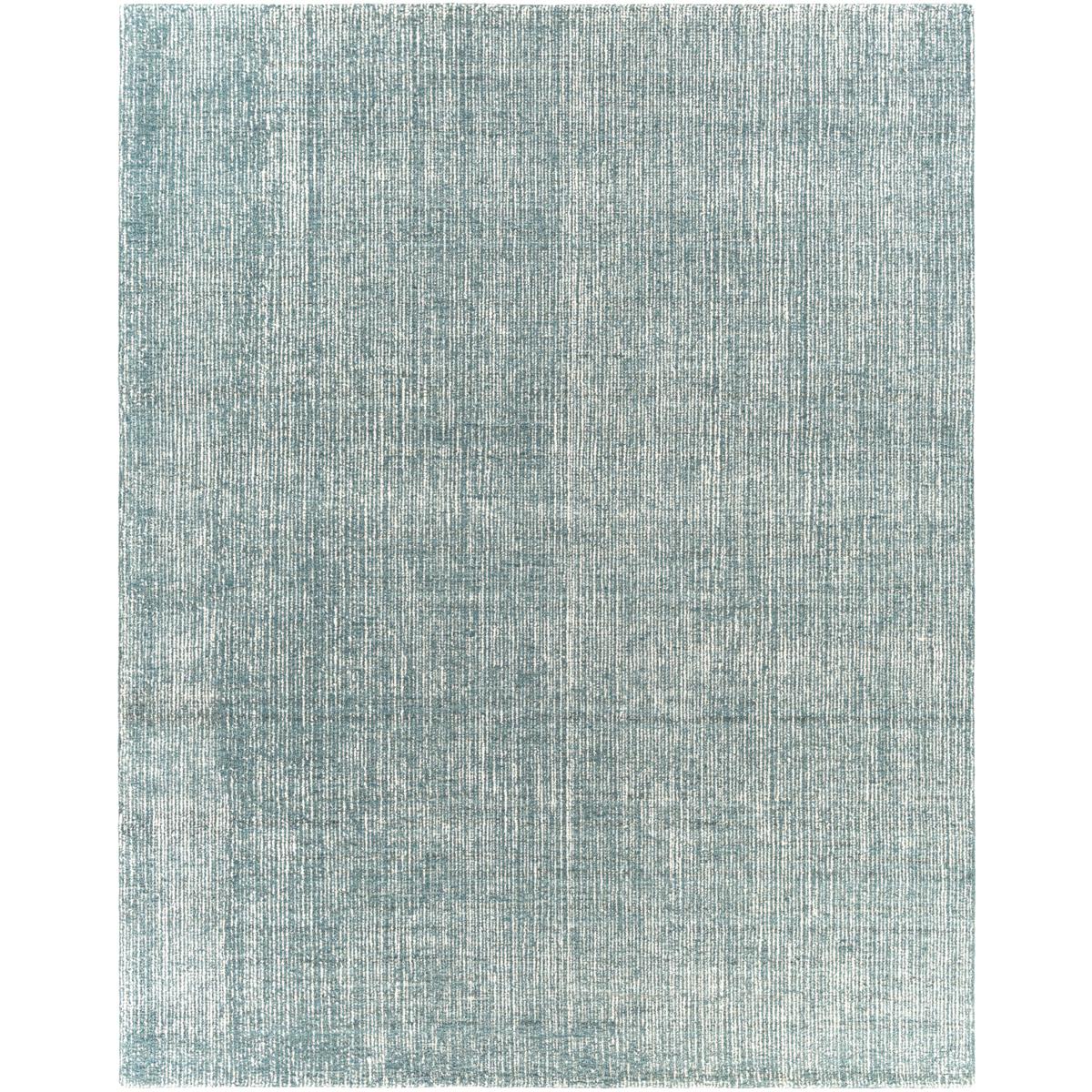 Surya MSN2305-810 Messina 120 X 96 inch Aqua/White/Olive/Charcoal Handmade Rug in 8 x 10, Rectangle