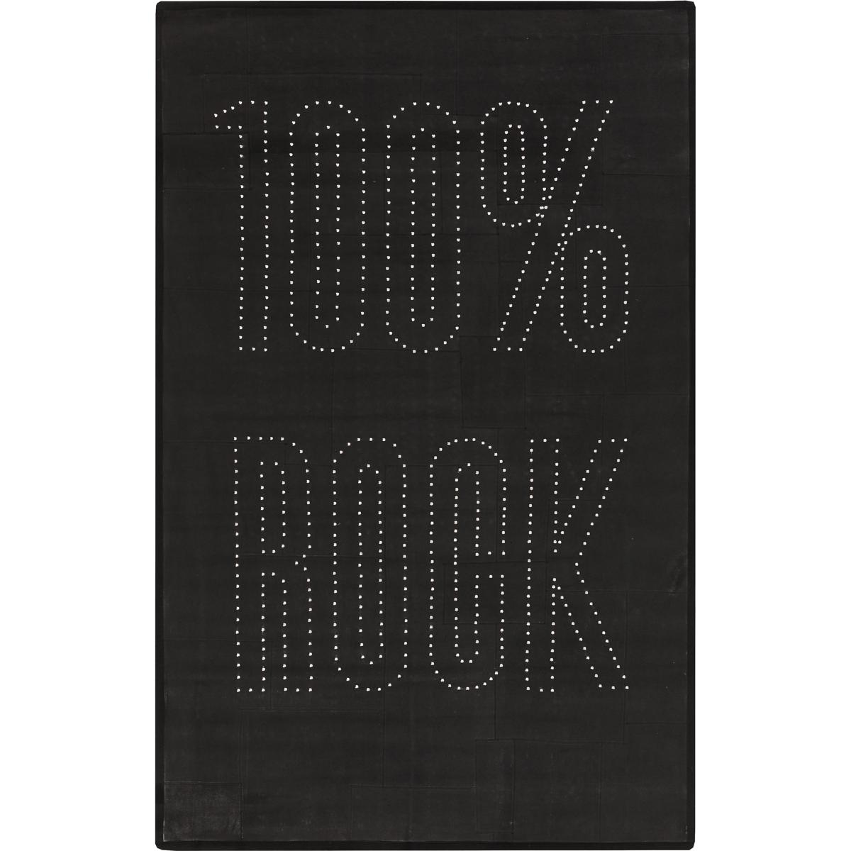 Surya MTL1001810 Metal 120 X 96 inch Black Metallic  Silver Rug