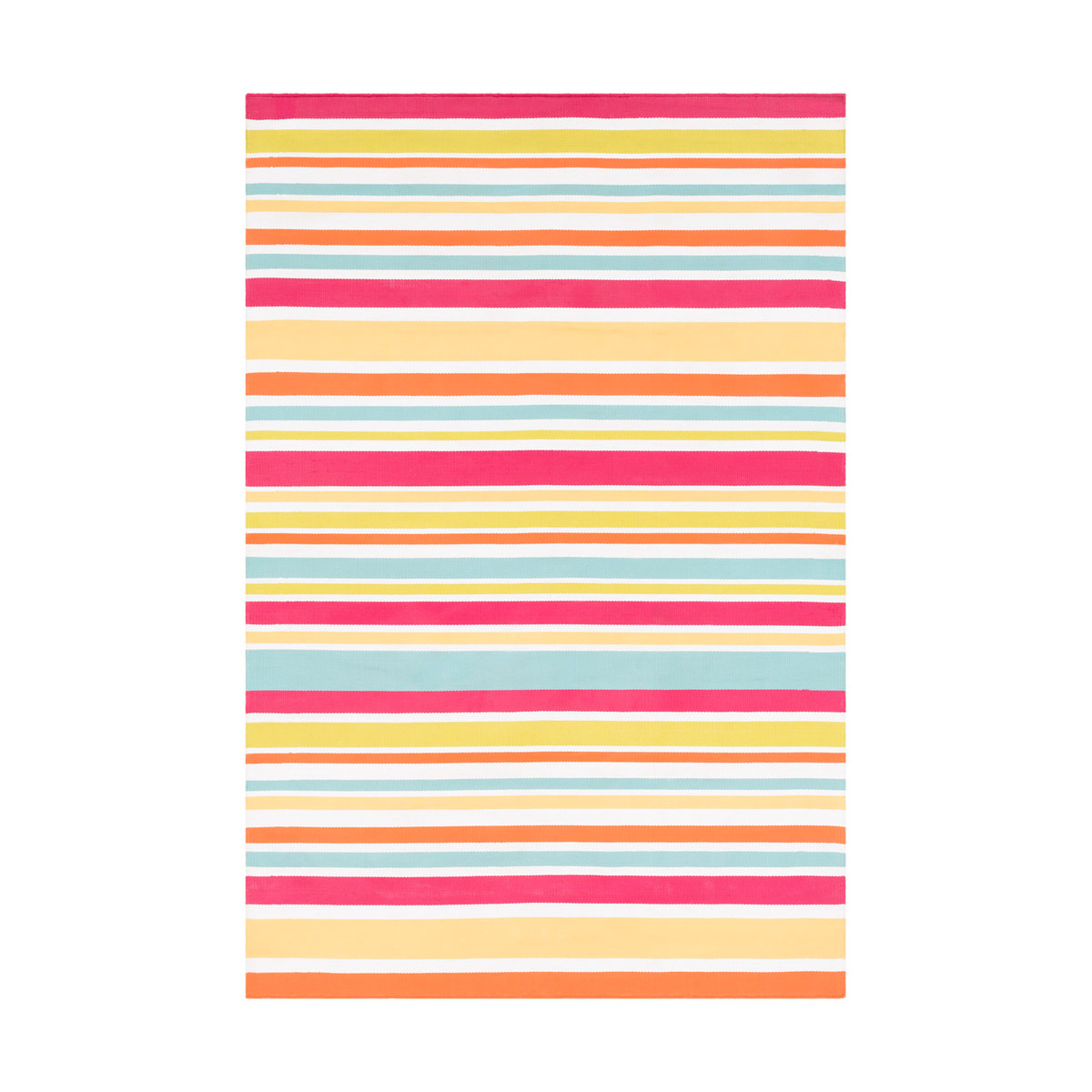 Surya MTM1010-23 Maritime 36 X 24 inch Bright Pink/White/Lime/Burnt Orange/Teal/Saffron Outdoor Rug, Rectangle