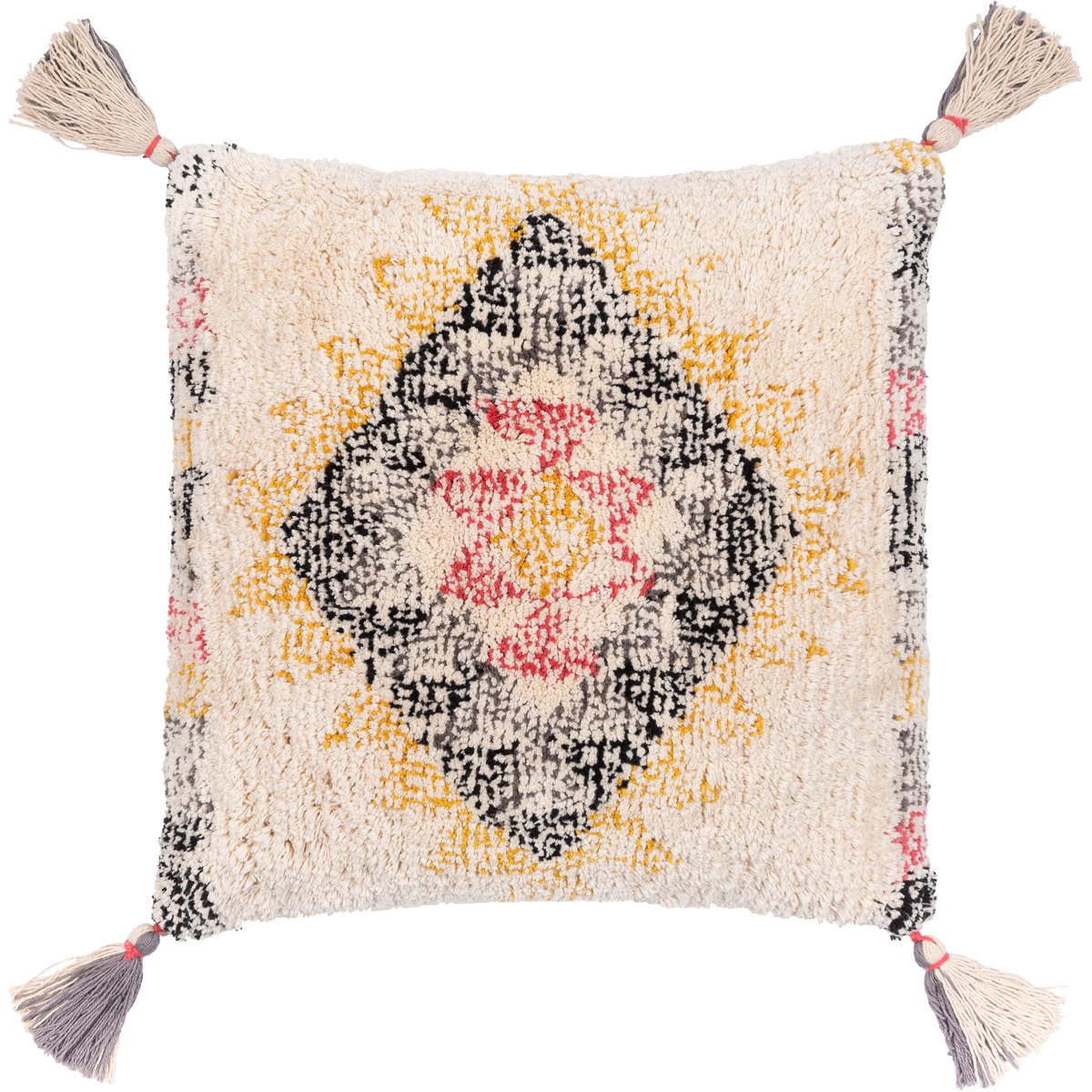 NAO002-2222P 22 x 22 in. Nador Square Hand Woven Pillow Kit, Multi Color