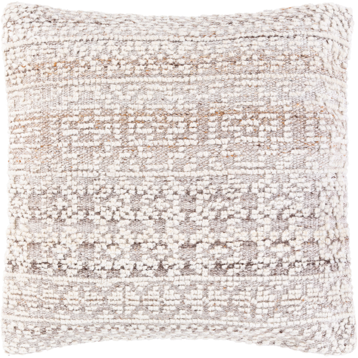 NBI007-2222P 22 x 22 in. Nobility Hand Knotted Pillow Kit - Multi Color