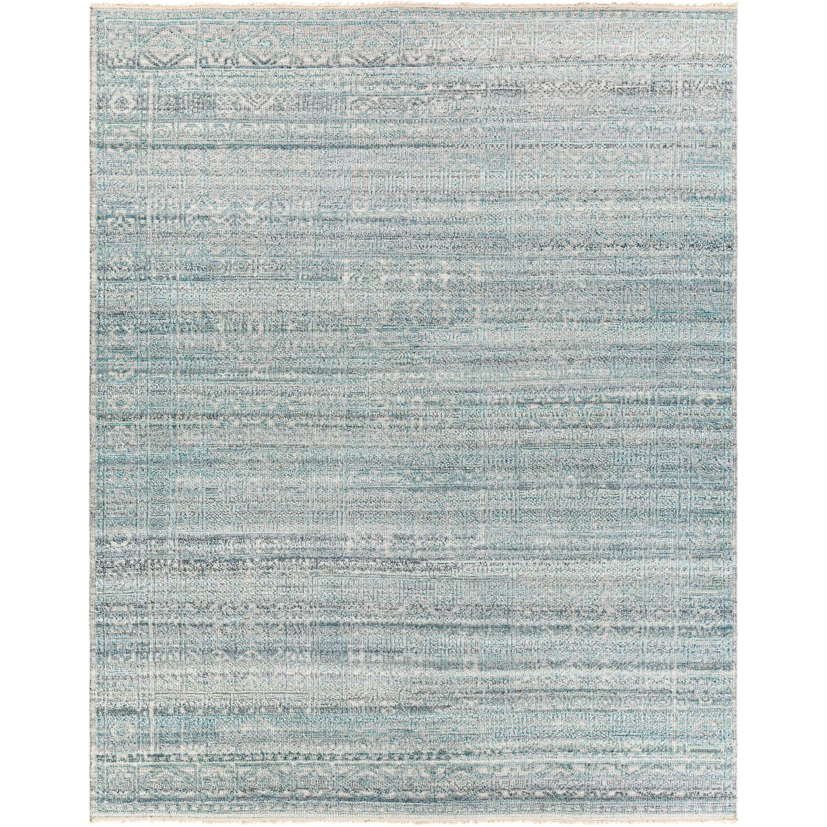 41ELIZABETH 55111-TG Hollis 120 X 96 inch Teal Rug, Rectangle