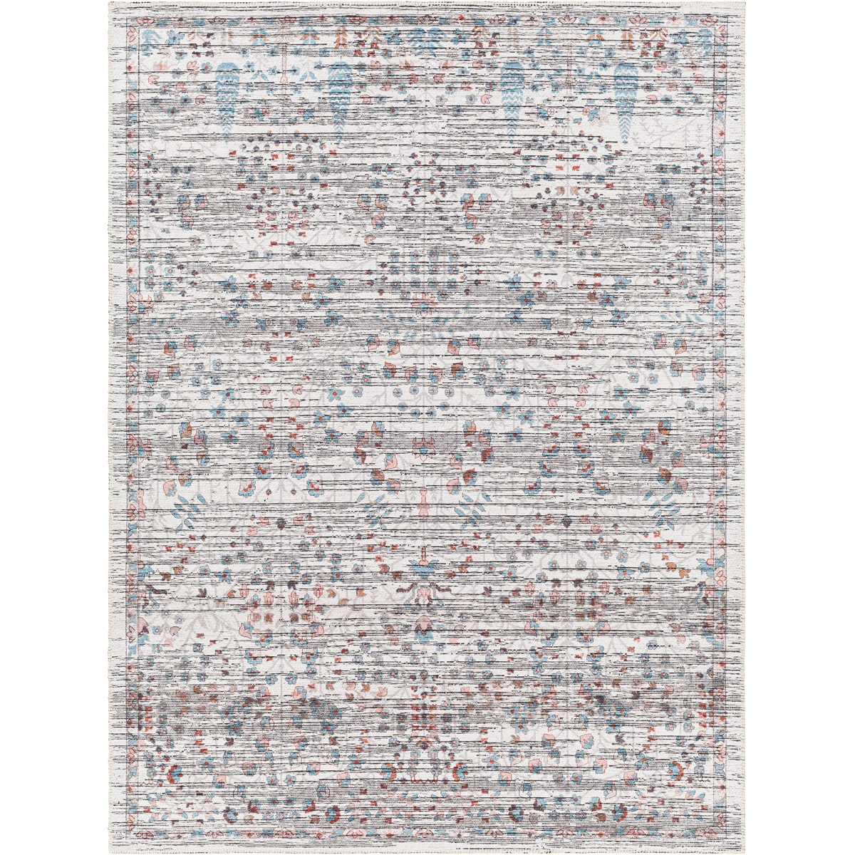 NLT2306-39511 3 ft. 9 in. x 5 ft. 11 in. Nolita NLT-2306 Rectangle Machine Woven Rug - Light Gray