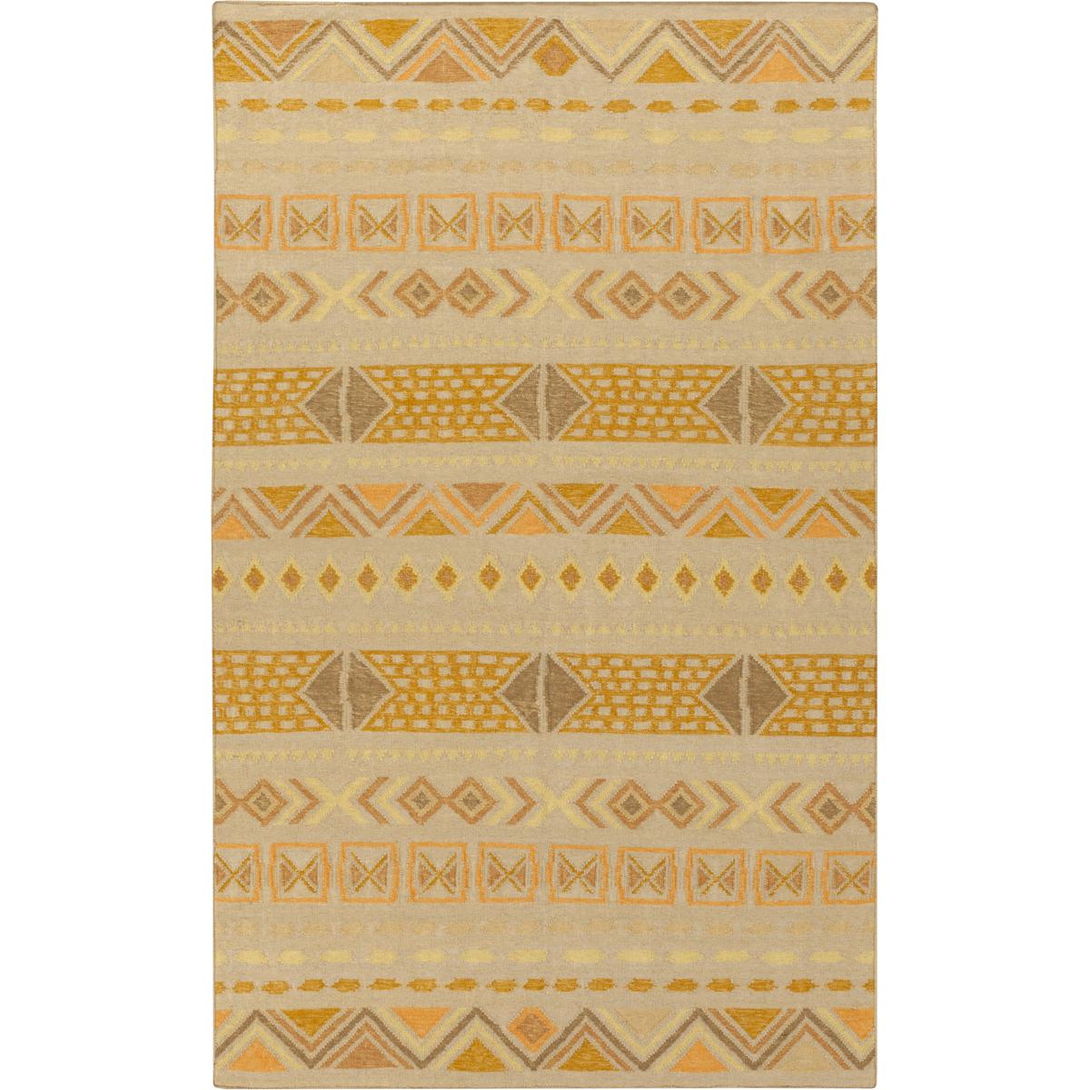 Surya NOD108-811 Nomad 132 X 96 inch Khaki, Butter, Dark Brown Rug
