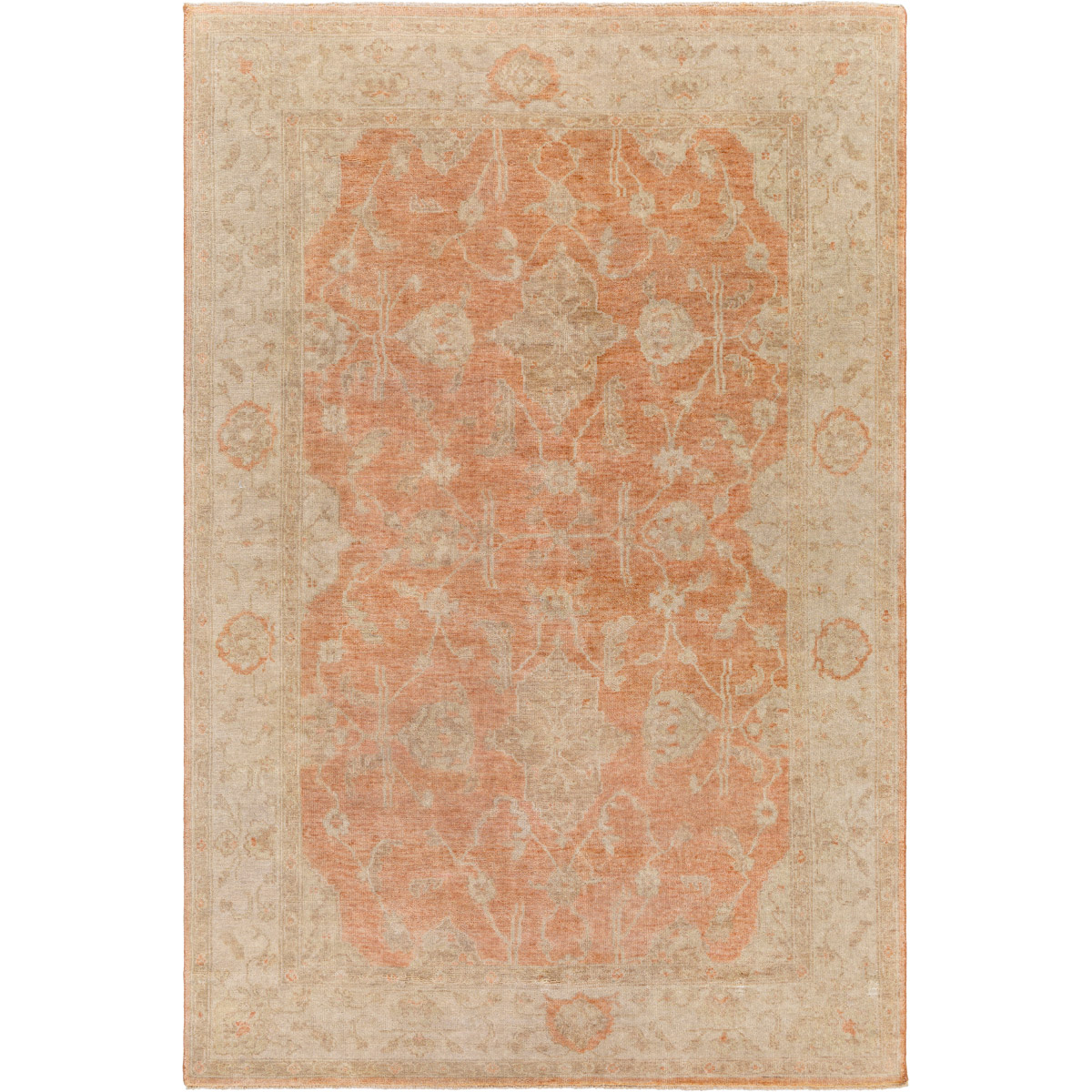 Surya NOY8000-913 Normandy 156 X 108 inch Light Gray Rug in 9 x 13, Rectangle