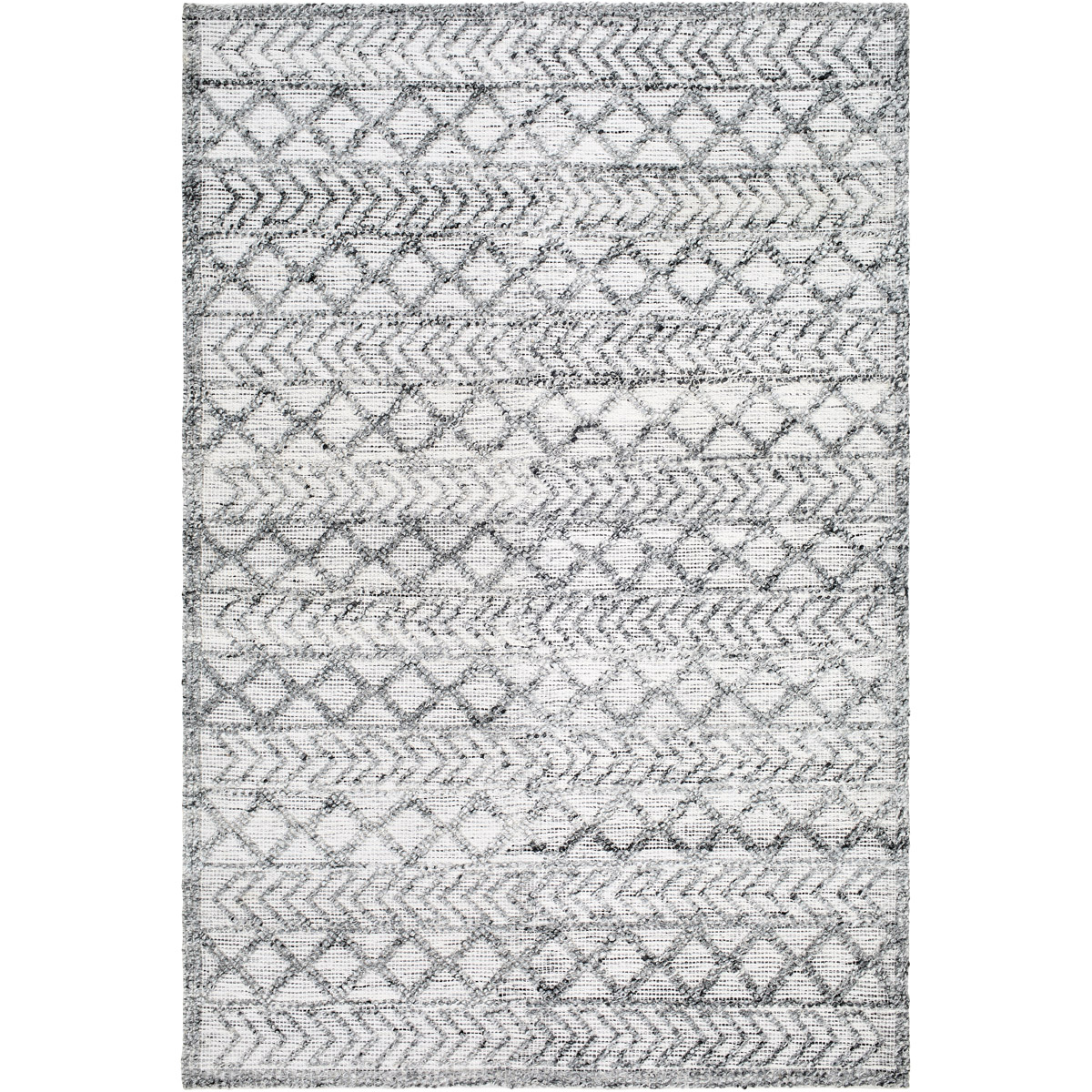 NPO2311-576 5 ft. x 7 ft. 6 in. Napoli Rectangular Area Throw Rug, Gray