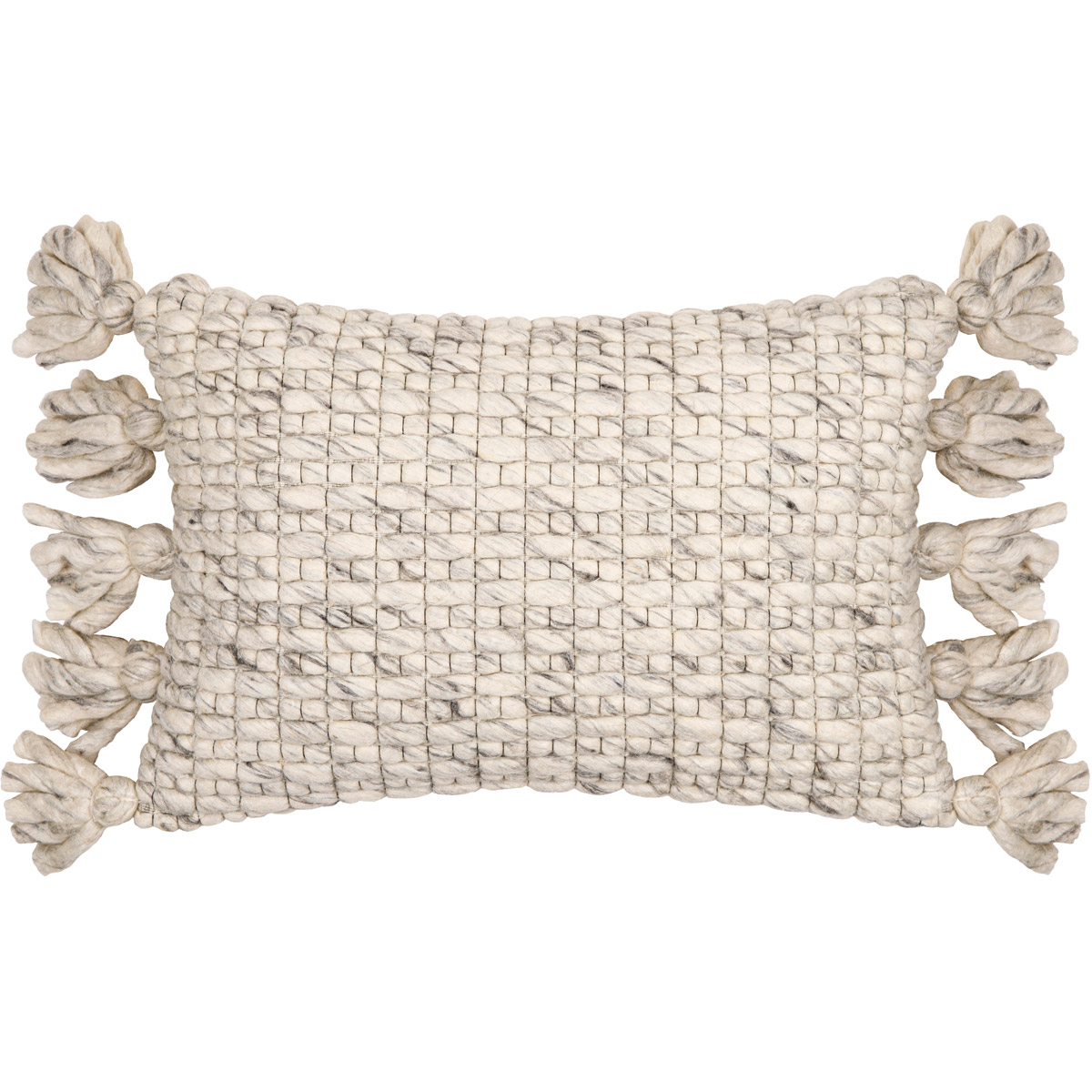 Surya NRK001-1320P Narvik 20 inch Gray Pillow Kit in 13 x 20, Lumbar