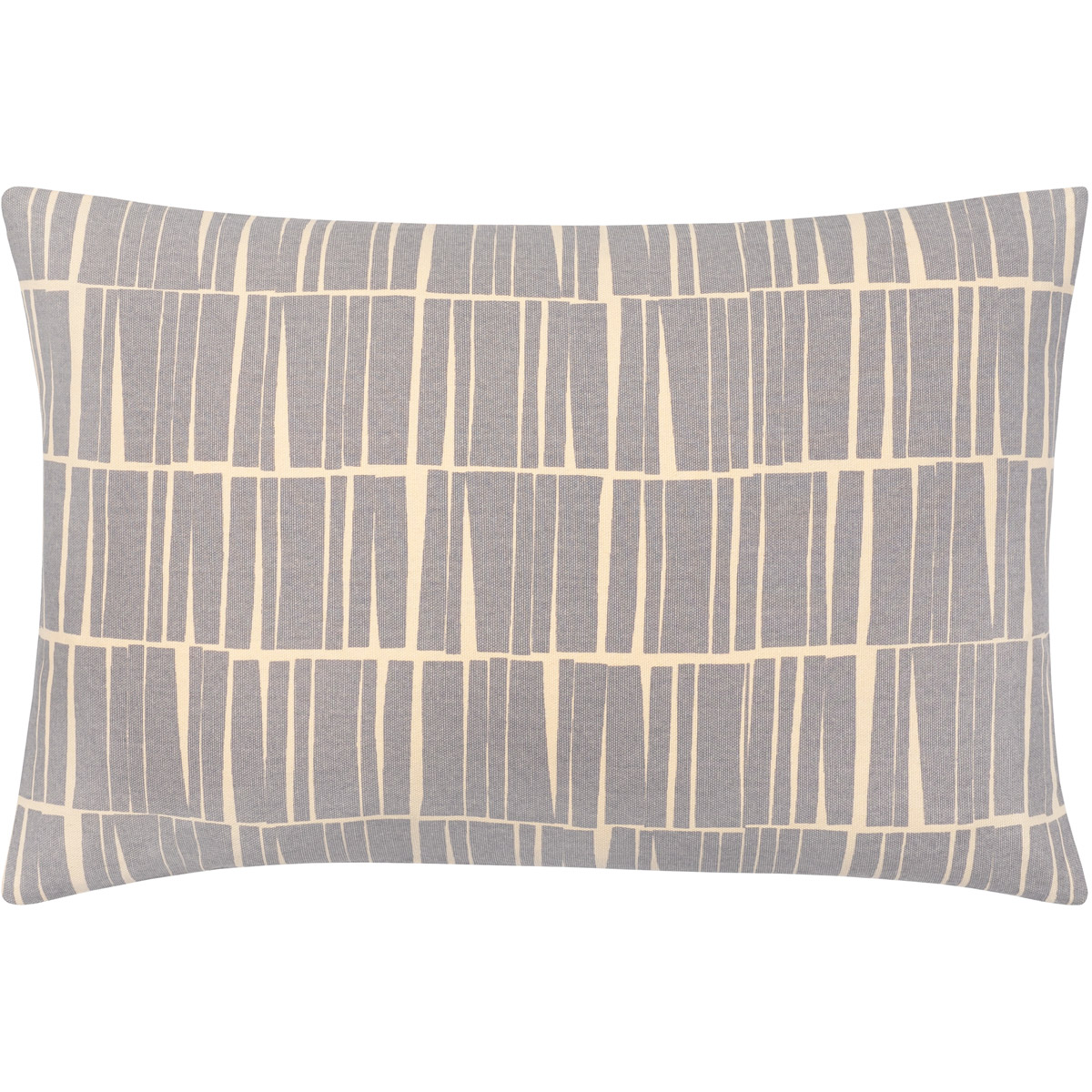 NTR006-1320P 13 x 20 in. Natur NTR-006 Pillow Cover with Polyester Insert, Medium Gray & Cream