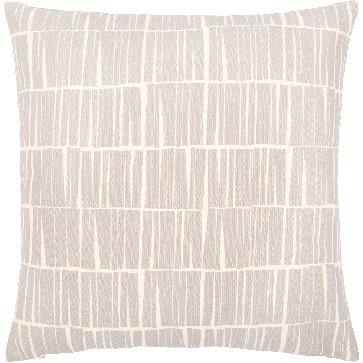 NTR006-2020P 20 x 20 in. Natur NTR-006 Pillow Cover with Polyester Insert, Medium Gray & Cream