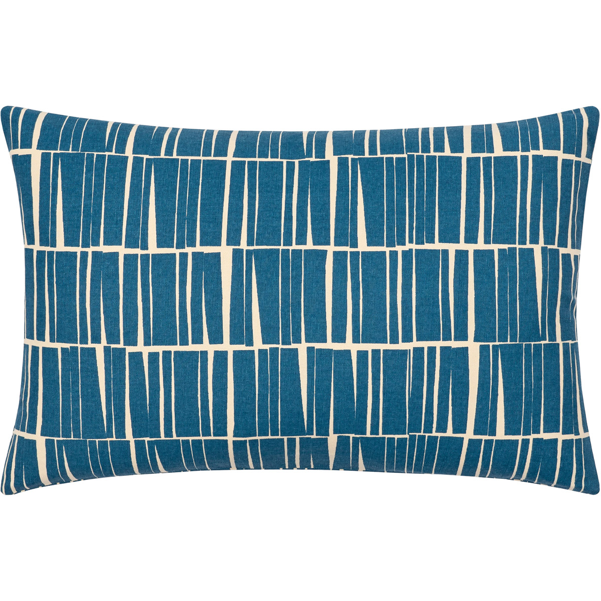 NTR008-1320P 13 x 20 in. Natur NTR-008 Pillow Cover with Polyester Insert, Dark Blue & Cream