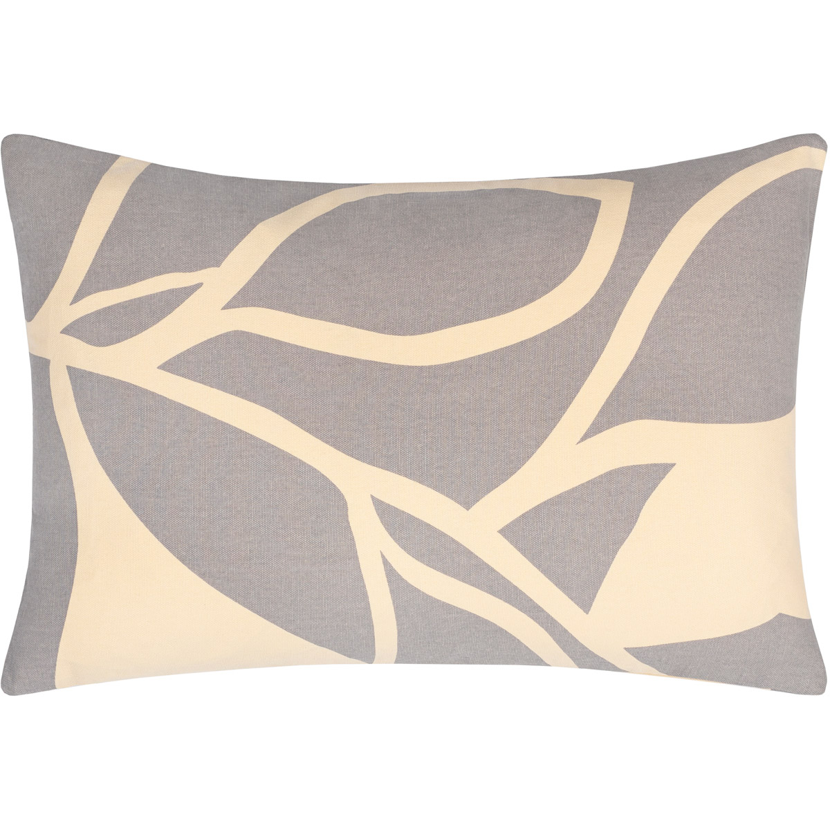 NTR011-1320P 13 x 20 in. Natur NTR-011 Pillow Cover with Polyester Insert, Medium Gray & Cream