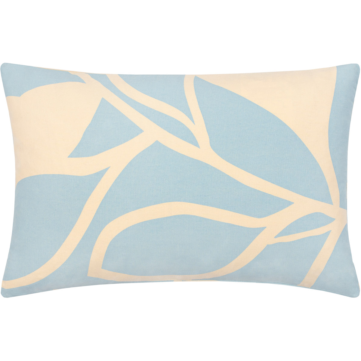 NTR014-1320P 13 x 20 in. Natur NTR-014 Pillow Cover with Polyester Insert, Sky Blue & Cream