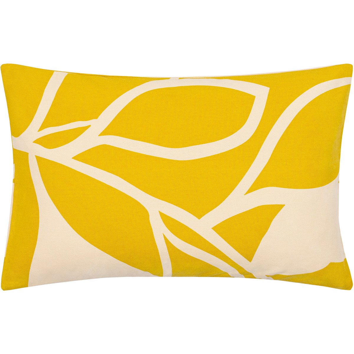 NTR015-1320P 13 x 20 in. Natur NTR-015 Pillow Cover with Polyester Insert, Saffron & Cream