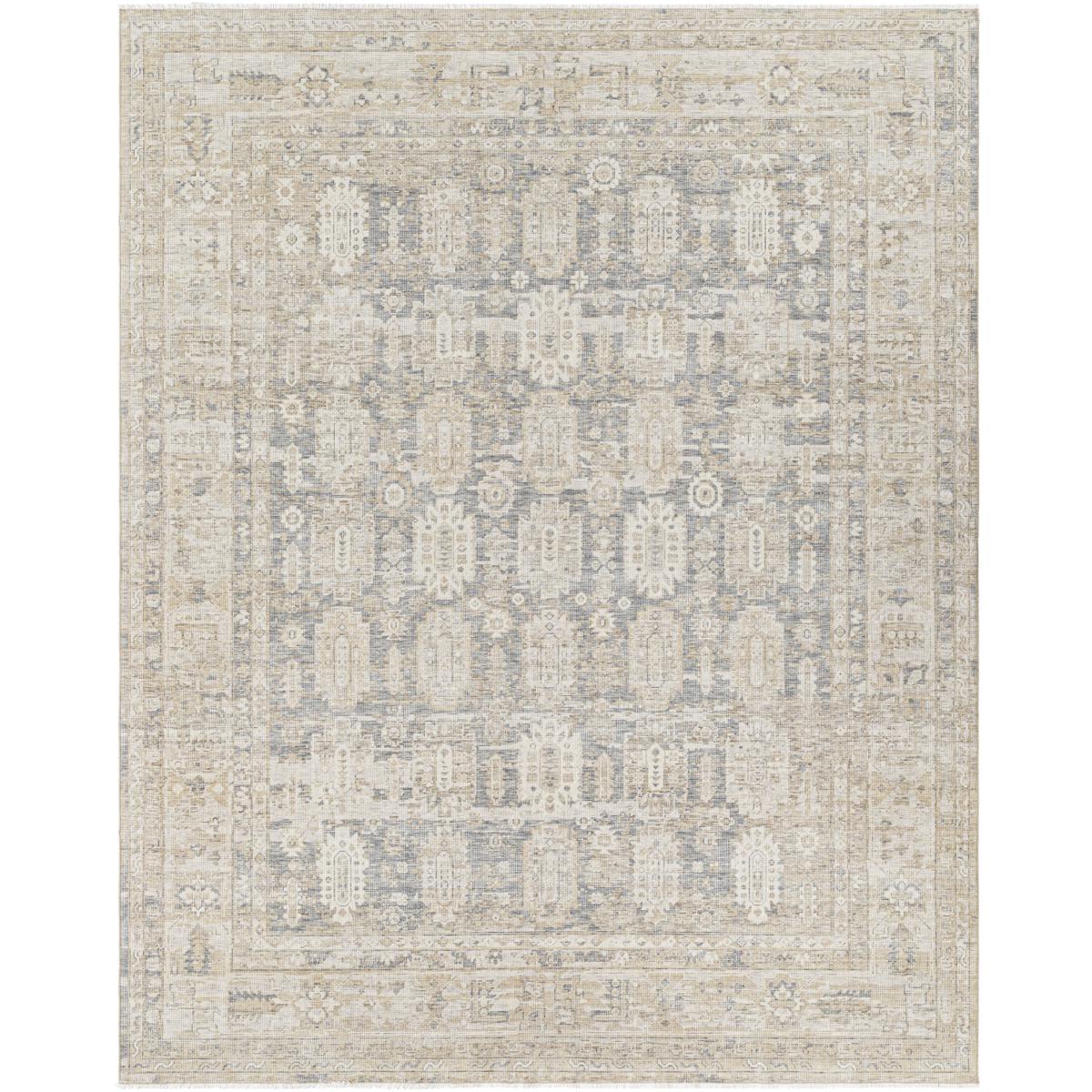 Surya OAT2303-23 Once Upon a Time 34.65 X 23.23 inch Tan / Gray / Light Gray / Ivory / Light Brown Machine Woven Rug in 2 x 3
