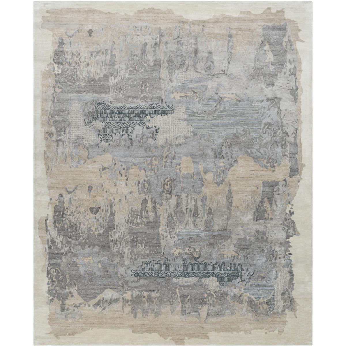 Surya OPL2302-1215 Opulence 180 X 144 inch Sterling Grey Handmade Rug in 12 x 15