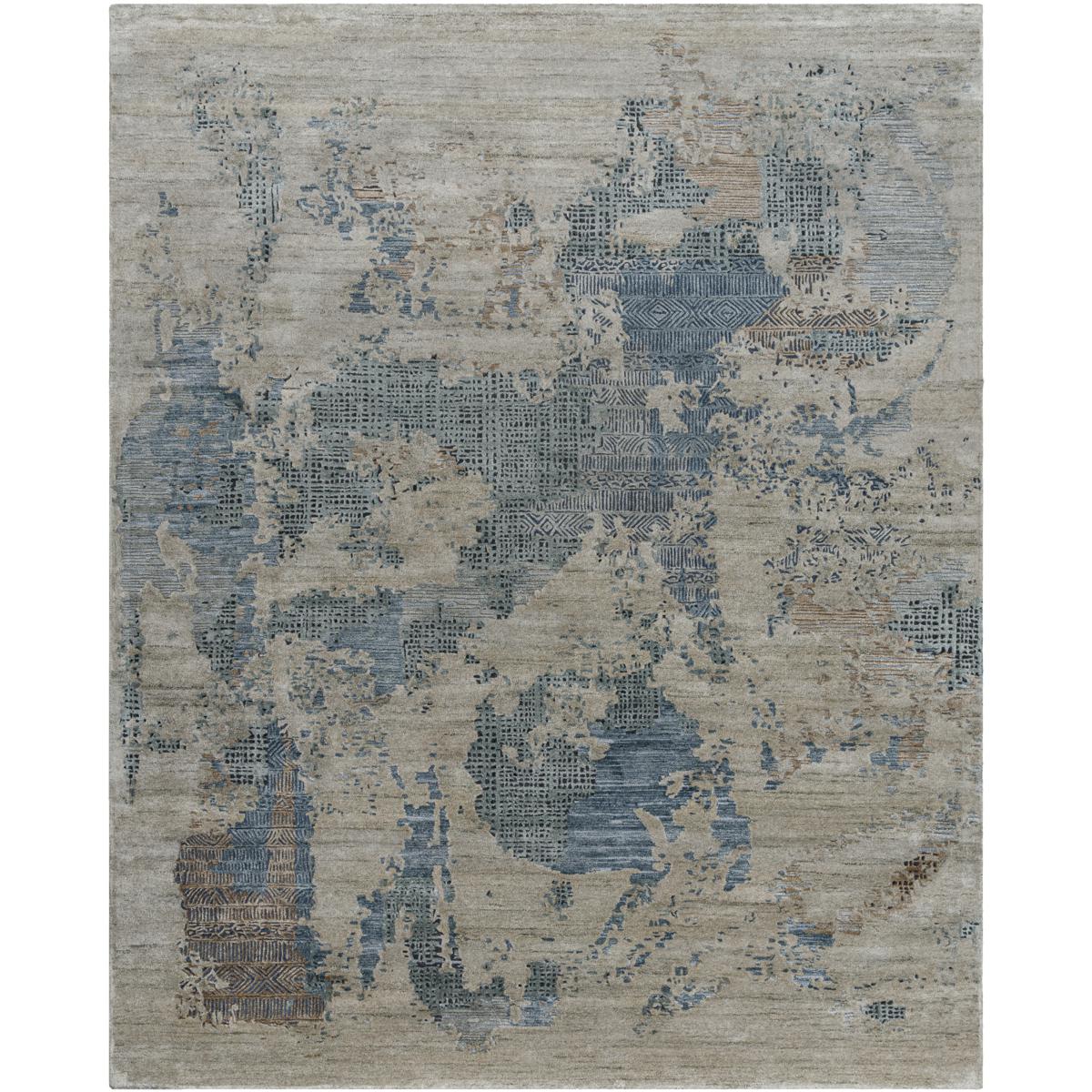 Surya OPL2303-1218 Opulence 216 X 144 inch Sage/Dark Grey/Ash Handmade Rug in 12 x 18