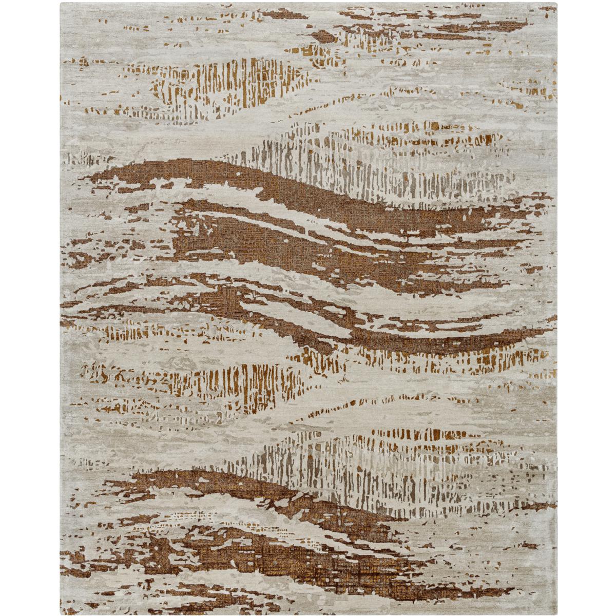 Surya OPL2306-1218 Opulence 216 X 144 inch Warm Grey/Prairie Dust/Brick/Dark Brown Handmade Rug in 12 x 18